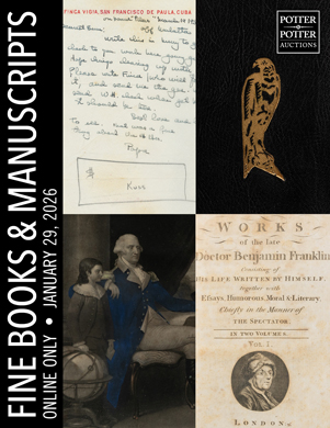 Fine Books & Manuscripts • Online Only