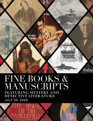 Fine Books and Manuscripts, Featuring Mystery and Detective Literature